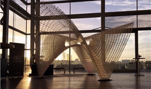 Ai Build Unveils Pavilion 3D Printed by Robots