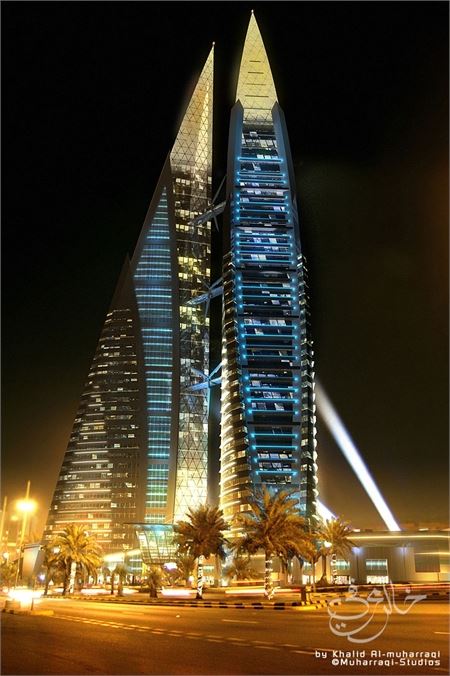 WTC Bahrain- All 2006 image at night