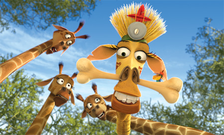 Madagascar: Escape 2 Africa - Melman Meeting Moto Moto on Make a GIF