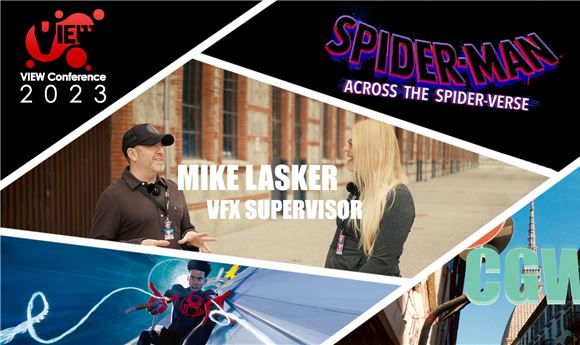 VIDEO: <i>Spider-Man: Across the Spider-Verse</i> VFX Supervisor Mike Lasker—VIEW Conference Interview