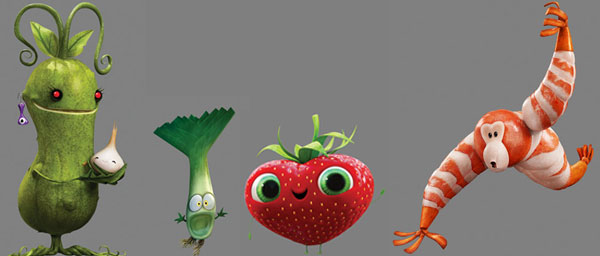 strawberry cloudy with a chance of meatballs 2 drawing
