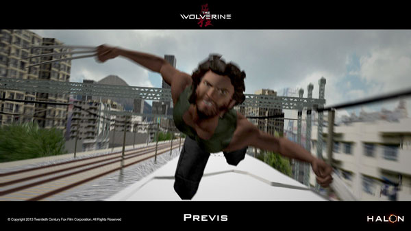 The Wolverine Previsualisation